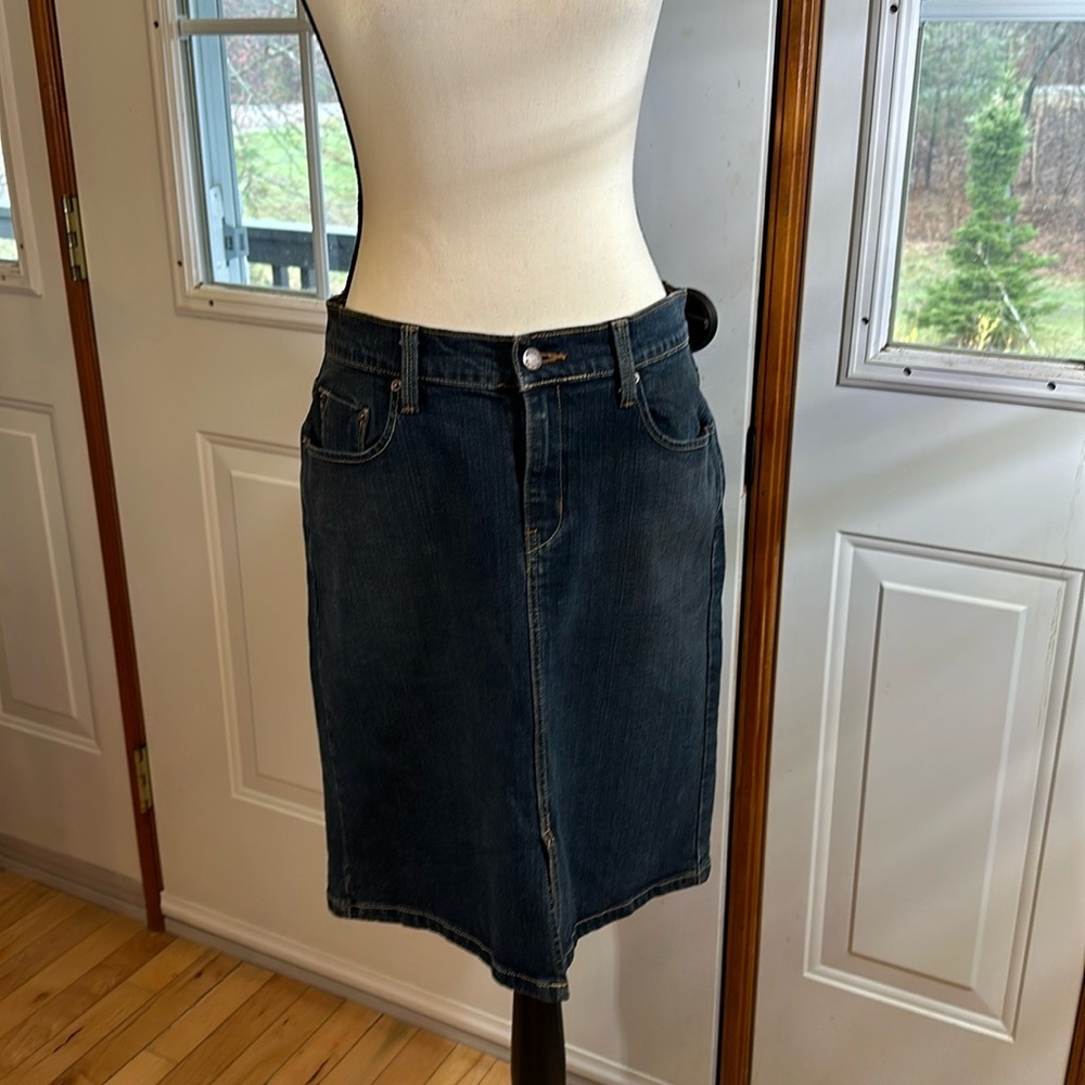 Levi Strauss Midi Jean Skirt